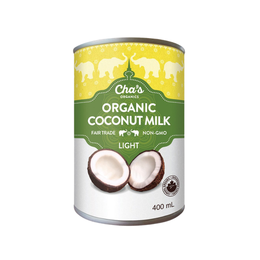 [123169] Cha's Organic Light Coconut Milk 400Ml