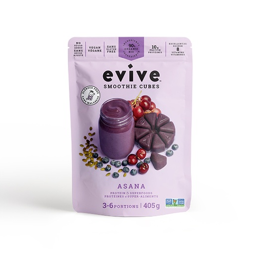 [123236] Evive Smoothie Asana Cubes 405g