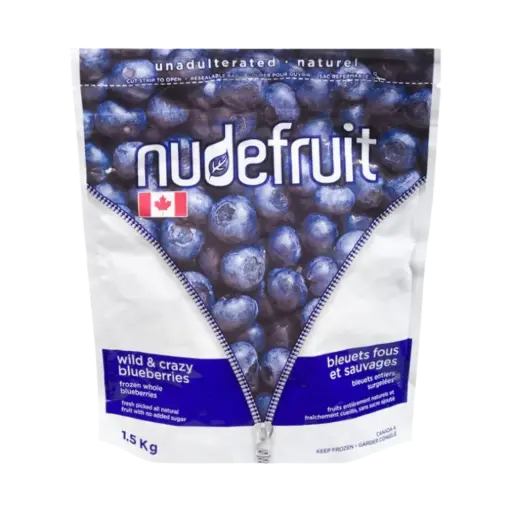 [123847] Nudefruit Wild & Crazy Blueberries 1.5Kg