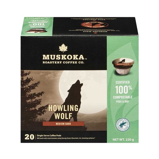 [125385] MUSKOKA HOWLING WOLF PODS 20C