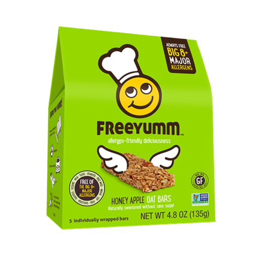 [125506] Free Yumm Honey Apple Oat Bars 135G
