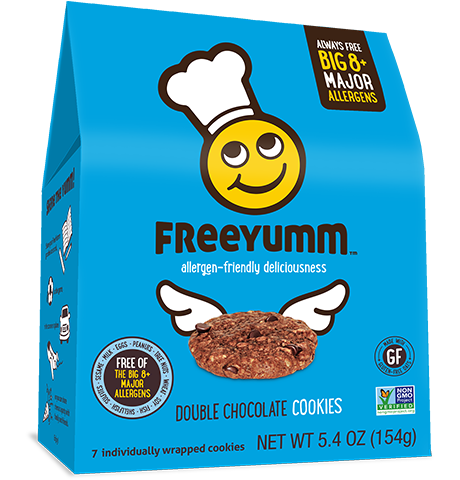 [125511] Freeyumm Double Chocolate Cookies 154G
