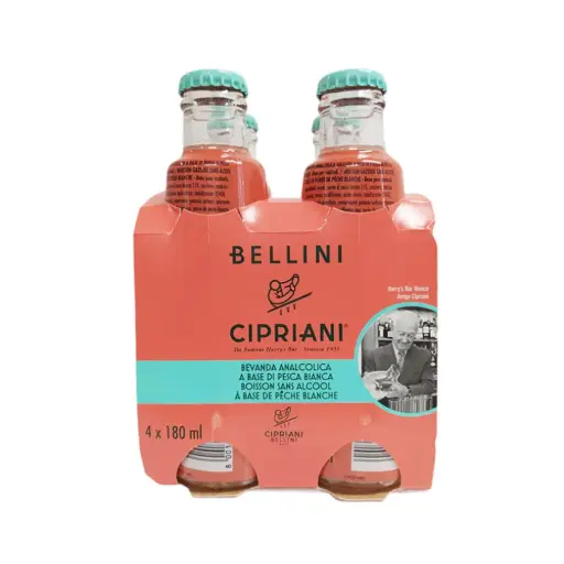 [126705] Cipriani Bellini Mix 4 X 180Ml