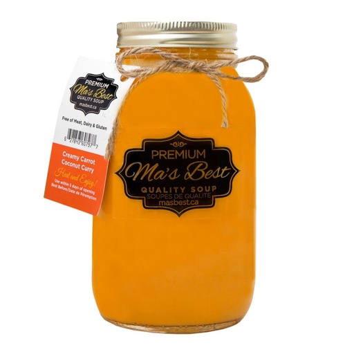 [128313] Ma's Best Soup - Carrot Coconut 1lt