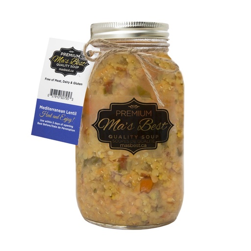 [128314] Ma's Best Soup Mediterranean Lentil 1lt