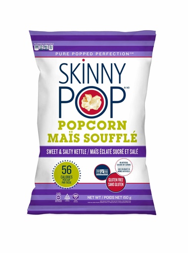 [128843] Skinny Pop Sweet Salty Popcorn 150g