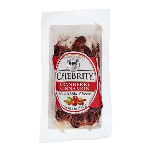 [129378] Celebrity Goat Cheese Cranberry 113G