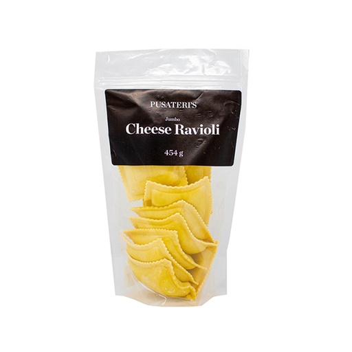 [129602] Pusateri's Ravioli - Jumbo Cheese 454g