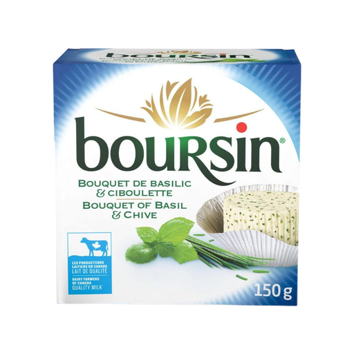 [130048] BEL CANADA BOURSIN BASIL AND CHIVES  CHEESE 150G