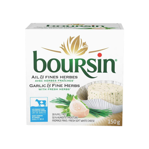 [130051] BEL CANADA BOURSIN GARLIC AND HERB CHEESE 150G