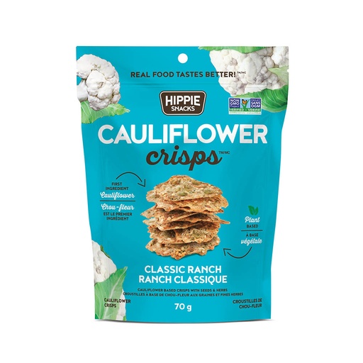 [133289] HIPPIE SNACKS CAULIFLOWER CRISPS RANCH