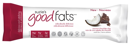 [134734] LOVE GOOD FATS PLANT-BASED CHOCOLATE CHIP COOKIE DOUGH BAR