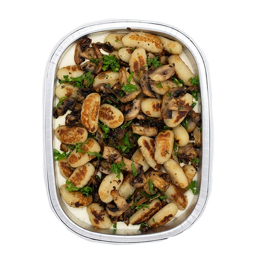 [135863] GNOCCHI WITH ROASTED MUSHROOM AND KALE CREAM