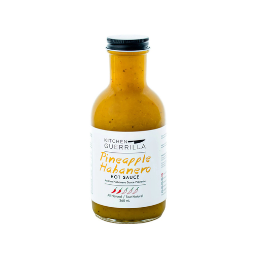 [136590] Kitchen Guerrilla Pineapple Habanero Hot Sauce 360Ml