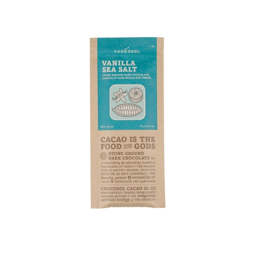 [140290] CHOCOSOL VANILLA SEA SALT 75G