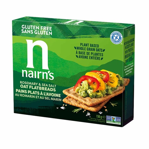 [143284] Nairns Gluten Free Rosemary and Sea Salt Flatbread