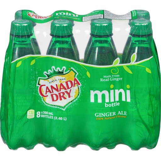 [143985] CANADA DRY GINGER ALE MINI BOTTLES