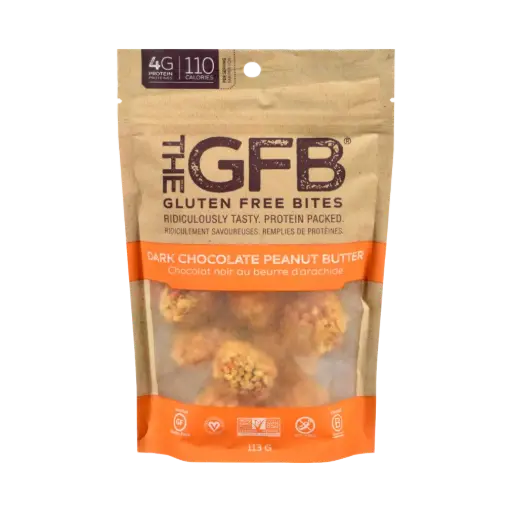 [144781] GFB Dark Chocolate Peanut Butter Bites 113G