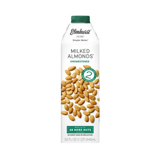 [146036] Elmhurst Unsweetened Almonds 32 FL OZ