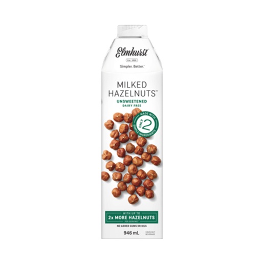 [146037] Elmhurst Unsweetened Hazelnut Milk 946 Ml