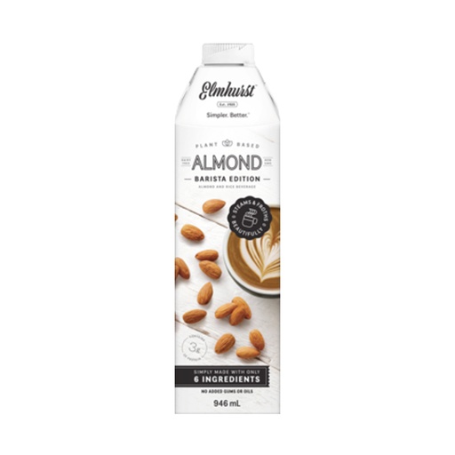 [146128] Elmhurst Barista Almonds 946ML