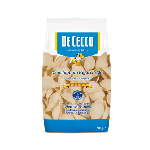 [150072] Dececco Conchiglioni Rigati No 126 500G