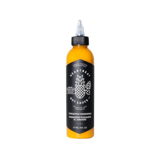 [150284] Heartbeat Hot Sauce Pineapple Habanero 177Ml