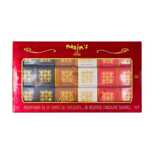 [152655] Maxim's 36pc Assorted Chocolate Squares 180g