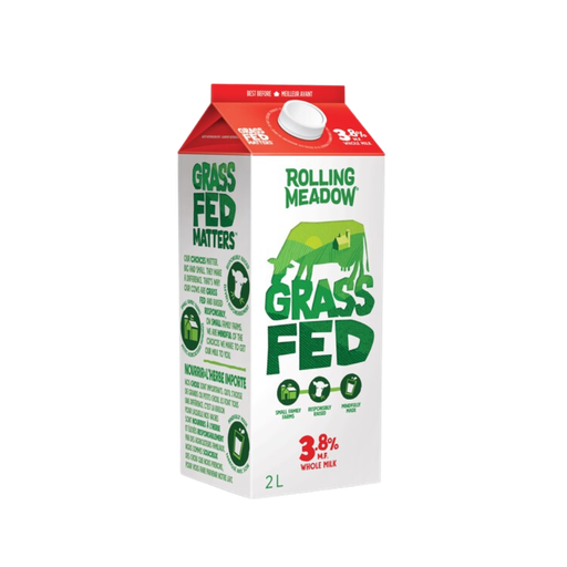 [161041] ROLLING MEADOW GRASS FED 3.8% MILK 2L
