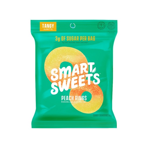 [161678] Smartsweets Peach Rings 50g