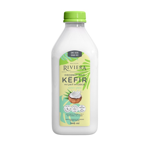 [168817] Maison Riviera Coconut Milk Kefir Plain 946Ml