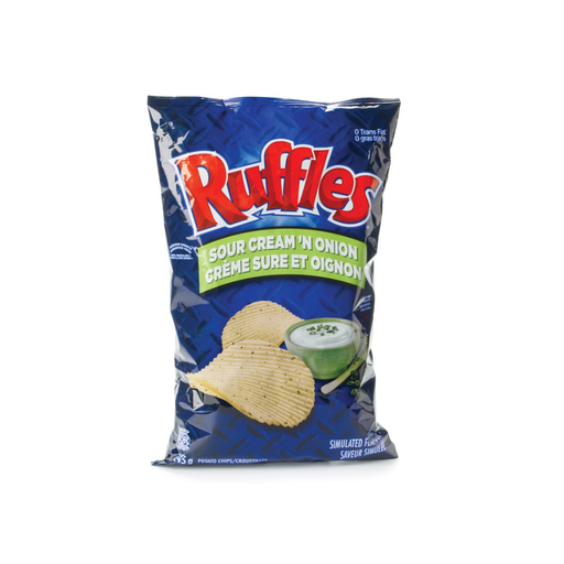 [172963] Ruffles Sour Cream & Onion Potato Chips 200G