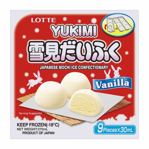 [173996] Lotte Authentic Japanese Mochi Vanilla 270ml
