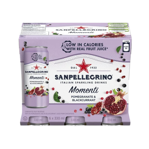 [174324] SAN PELLEGRINO MOMENTI POMEGRANATE BLACKCURRANT - 04150830279