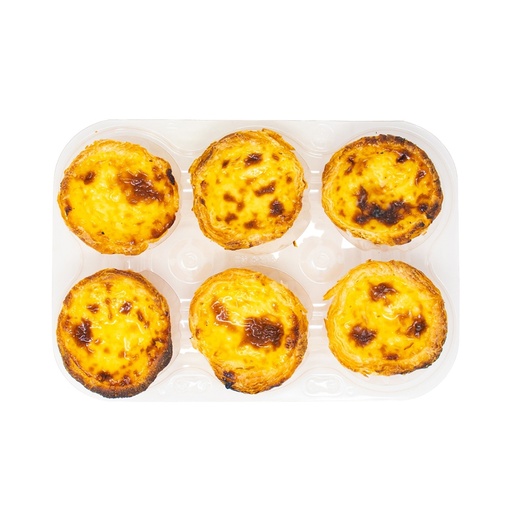 [174344] PUSATERI'S PORTUGUESE CUSTARD TARTS 6pk