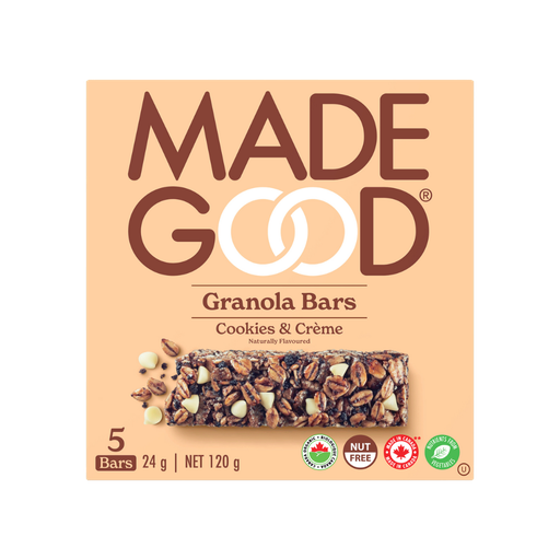 [183457] Made Good Cookies & Creme Granola Bars 120G