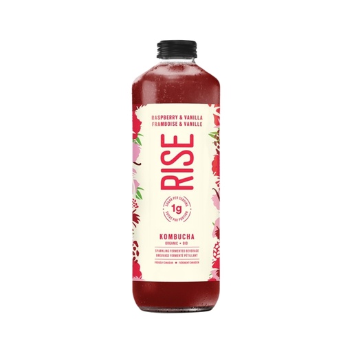 [190332] Rise Kombucha Low Sugar Raspberry & Vanilla