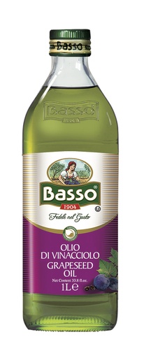 [190630] BASSO GRAPESEED OIL 1LT