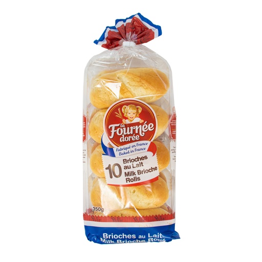 [192750] LFD MILK BRIOCHE ROLLS 350G