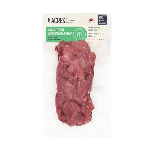 [199507] 8 ACRES GRASS-FED STEW BEEF 6X400G