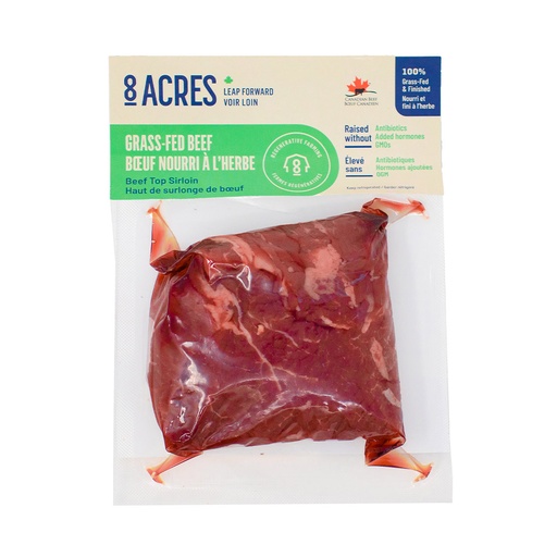 [199508] 8 ACRES GRASS-FED TOP SIRLOIN BEEF 6X225G