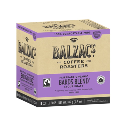 [220328] Balzac's Bard's Blend Compostable Coffee Pods