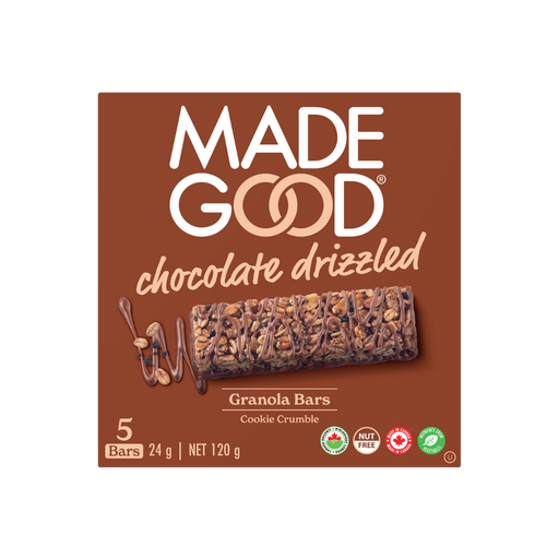 [230683] Made Good Drizzled Cookie Crumble Bar 120G