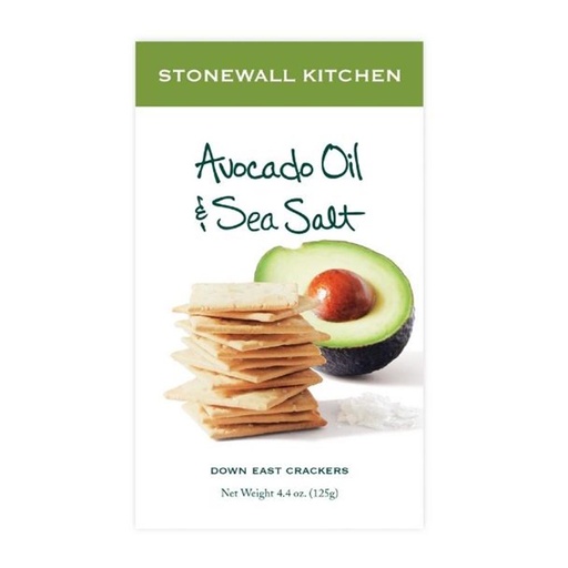 [236516] Stonewall Kitchen Avocado Oil & Sea Salt Crackers 142G