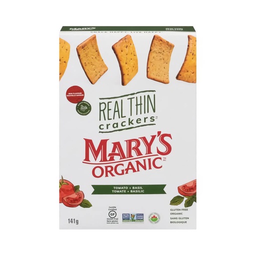 [238426] MARY'S ORGANIC CRACKERS REAL THIN TOMATO & BASIL