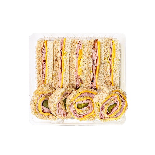 [238833] Lesley Ham & Cheese Party Sandwiches 1ea