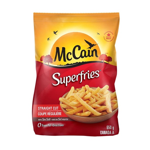 [246274] Mccain Sf Straight Cut 650G