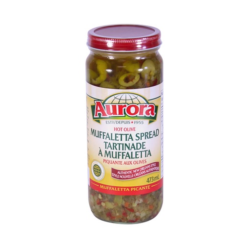 [249689] AURORA HOT MUFFALETTA SPREAD 473ML