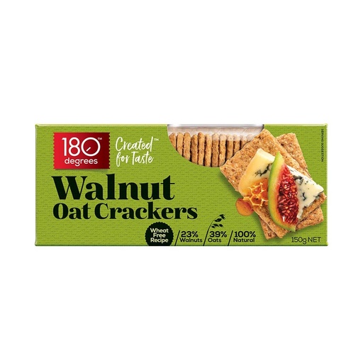 [249791] 180 DEGREES Walnut OAT CRACKERS
