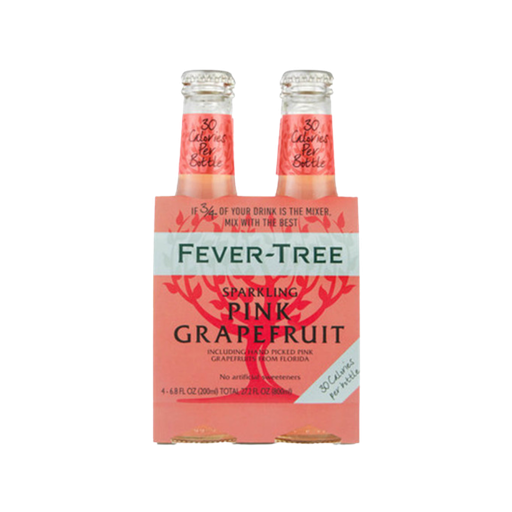[251898] Fever Tree Sparkling Pink Grapefruit 4 X 200Ml
